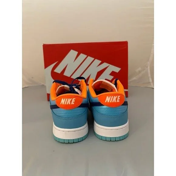 Nike dunk low se Baltic blue orange womens shoes size 11  display picture 1